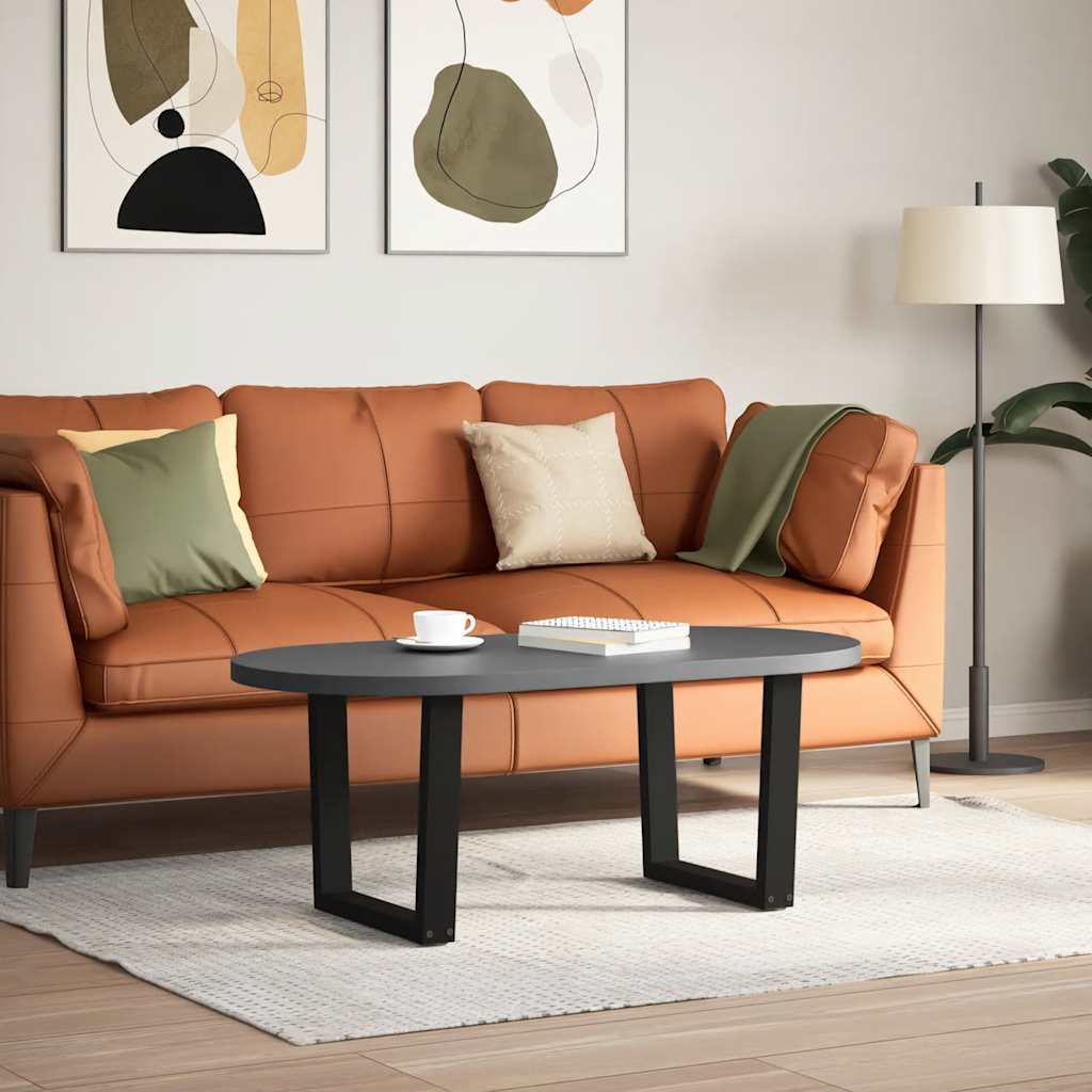 Black Steel V-Shape Coffee Table Legs 2 Pcs, Adjustable 50x42-43.3 cm