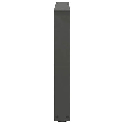 Anthracite Steel V-Shape Coffee Table Legs 2pcs, Adjustable 50cm