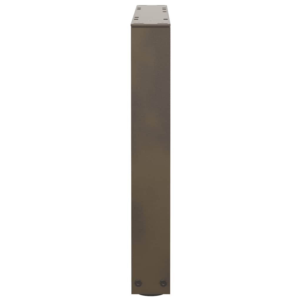 Natural Steel V-Shape Coffee Table Legs, Adjustable 60x(42-43.3) cm