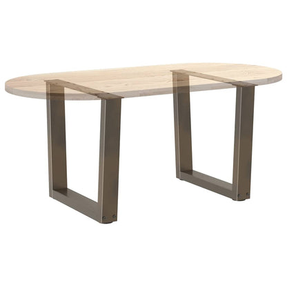 Natural Steel V-Shape Coffee Table Legs, Adjustable 60x(42-43.3) cm
