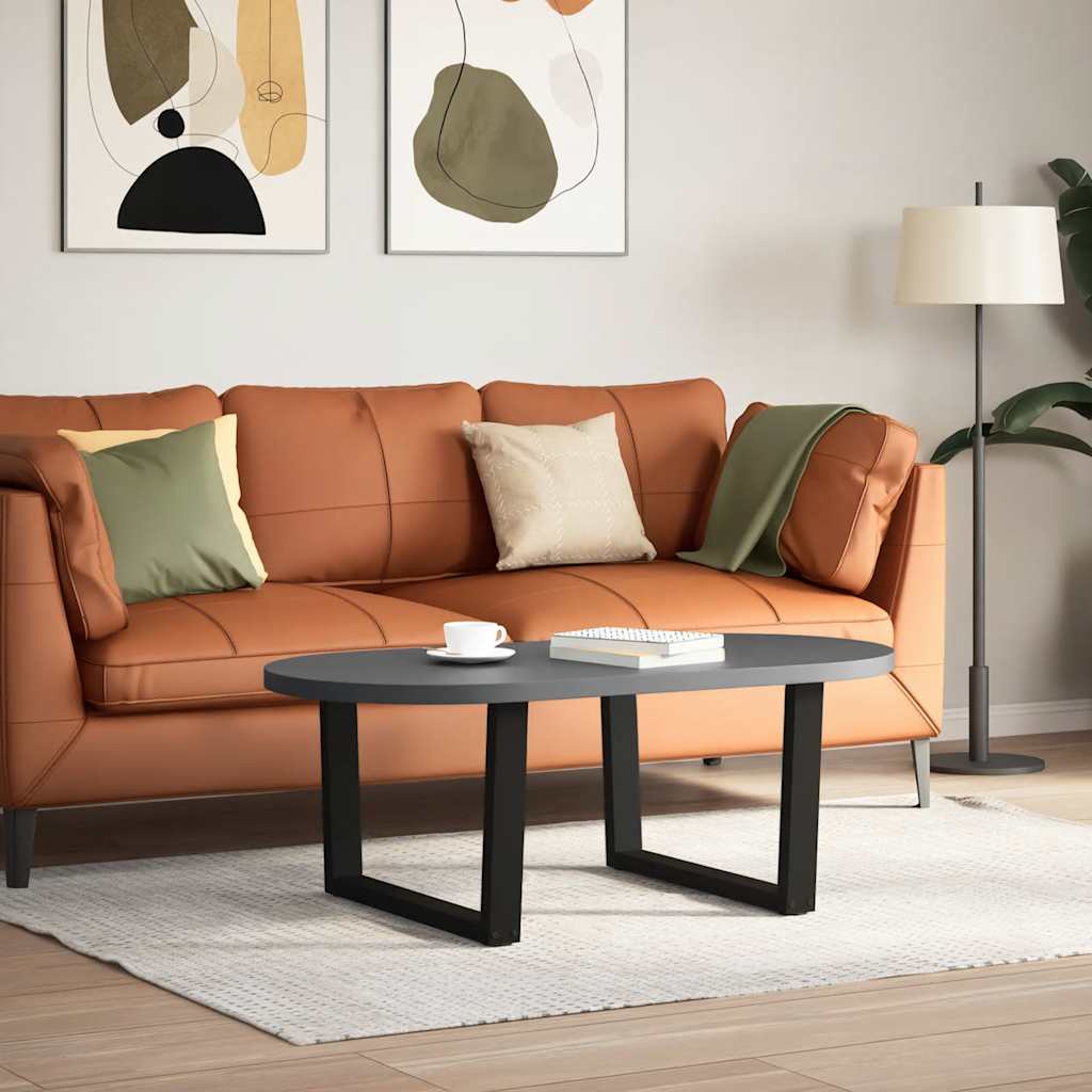 Black Steel V-Shape Coffee Table Legs 2 pcs, Adjustable 70 cm