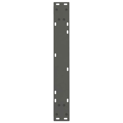 Anthracite Steel V-Shape Dining Table Legs, Adjustable 60x72-73.3cm