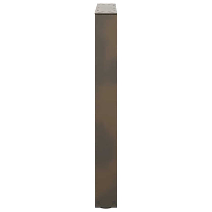 V-Shape Natural Steel Dining Table Legs, 2pcs, Adjustable 60x72-73.3 cm