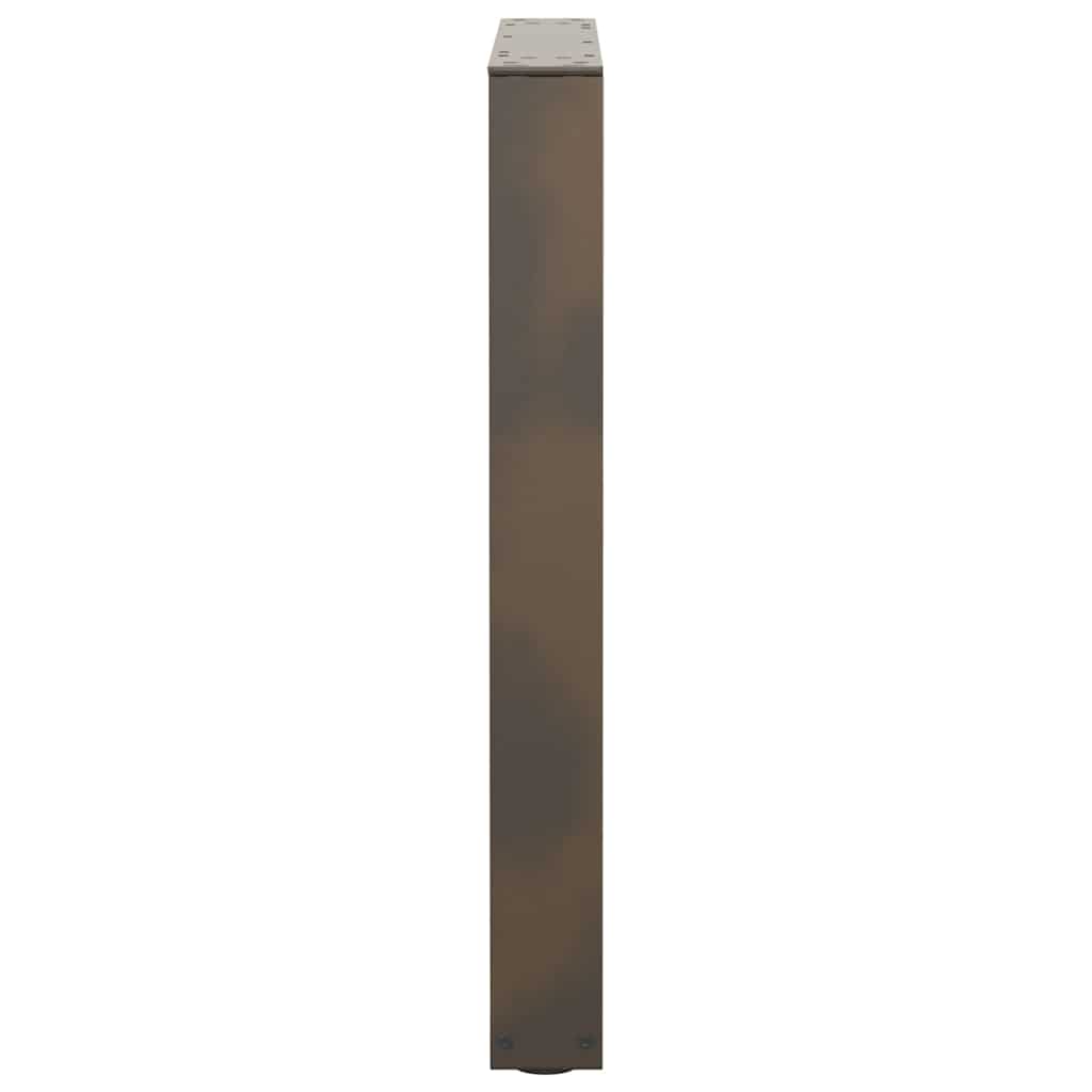 Natural Steel V-Shape Dining Table Legs, Adjustable 70cm, 2pcs