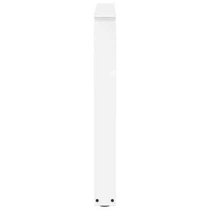 White V-Shape Steel Dining Table Legs, Adjustable 80 x (72-73.3) cm