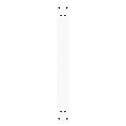 White V-Shape Steel Dining Table Legs - 2 pcs, 90x(72-73.3) cm
