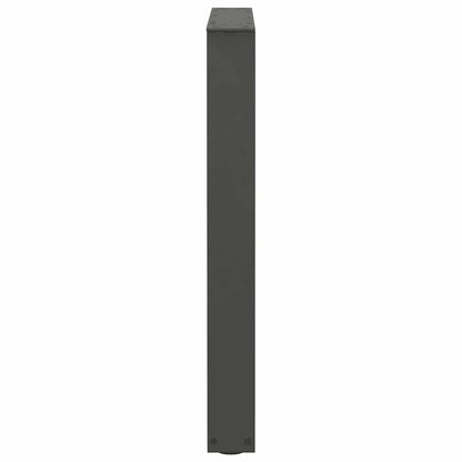Anthracite Steel V-Shape Dining Table Legs, Set of 3, Adjustable 70cm