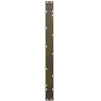 V-Shape Dining Table Legs 3pcs Natural Steel Adjustable 100x73cm