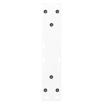 White Steel Coffee Table Legs Set 2 pcs, Adjustable 30-31.3 cm