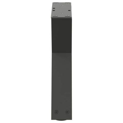 Anthracite Steel Coffee Table Legs Set of 2, Adjustable 50x30-31.3 cm