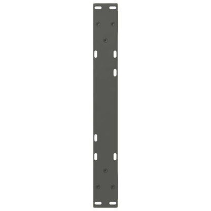 Anthracite Steel Coffee Table Legs Set of 2, Adjustable 50x30-31.3 cm