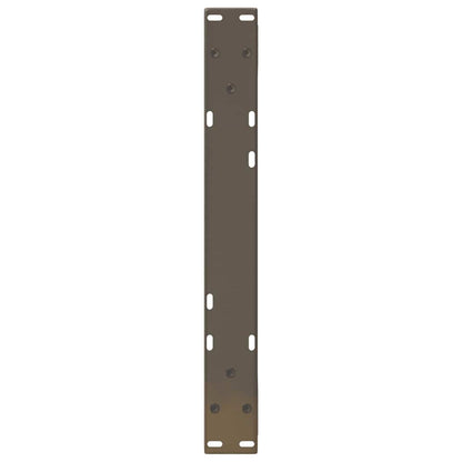 Natural Steel Coffee Table Legs 2 pcs, Adjustable 50x(30-31.3) cm