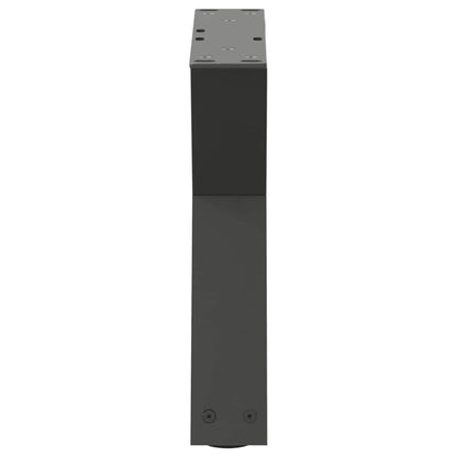 Anthracite Steel Coffee Table Legs, 2 Pcs, Adjustable, 60x30-31.3 cm