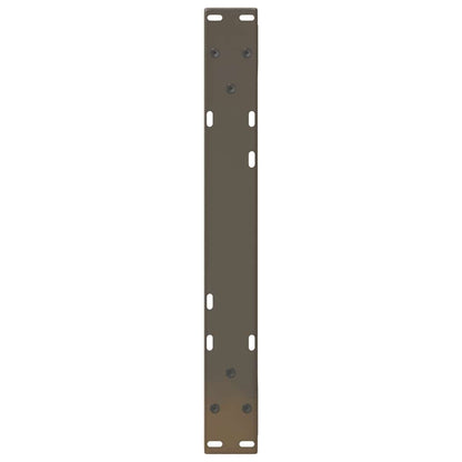 Natural Steel Coffee Table Legs 2 pcs, Adjustable 60x(30-31.3) cm