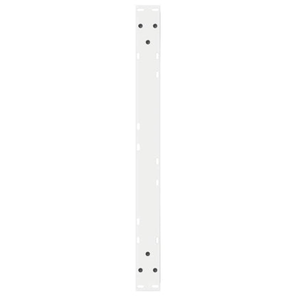 White Steel Coffee Table Legs, Set of 2, Adjustable 70cm