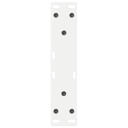White Steel Coffee Table Legs Set - Adjustable 28x(42-43.3) cm, 2 pcs