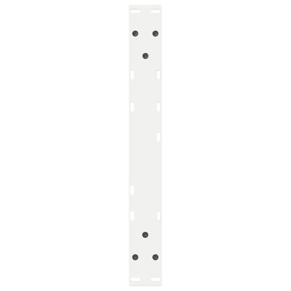 White Steel Coffee Table Legs (2 pcs) - Adjustable, 50x(42-43.3) cm