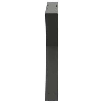 Anthracite Steel Coffee Table Legs 2pcs 60x(42-43.3) cm Adjustable