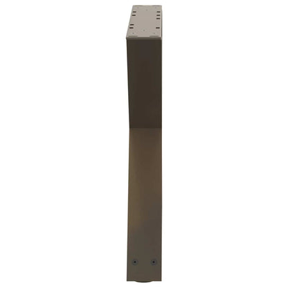 Natural Steel Coffee Table Legs, 2 Pcs, Adjustable (42-43.3cm)