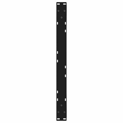 Black Steel Coffee Table Legs (2 pcs) Adjustable 70x(42-43.3) cm
