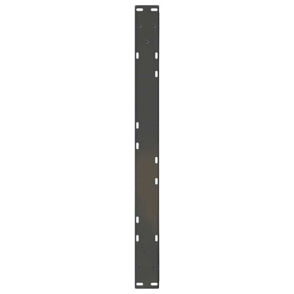 Anthracite Steel Coffee Table Legs 2 pcs - Adjustable Height 70 cm