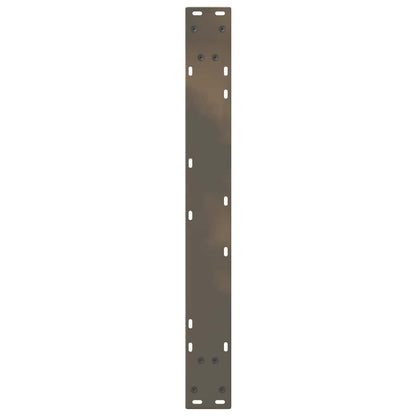Natural Steel Dining Table Legs, 2 pcs, Adjustable 70x72-73.3 cm