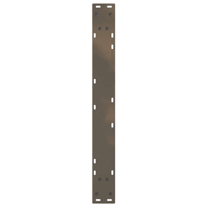 Natural Steel Dining Table Legs 2pcs, Adjustable Height 80cm