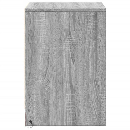 Grey Sonoma LED Bedside Cabinets - Set of 2, Engineered Wood