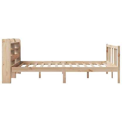 Bed Frame with Headboard without Mattress 135x190 cm Double