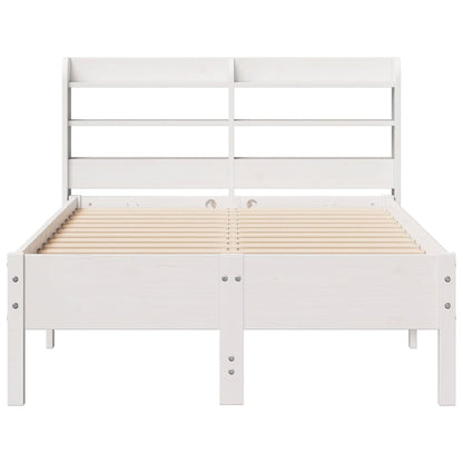 Bed Frame without Mattress White 75x190 cm Small Single Solid Wood Pine