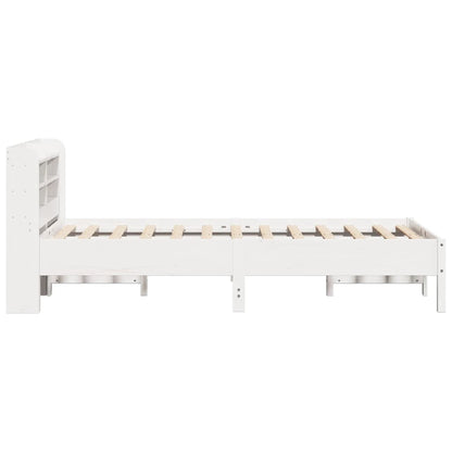 Bed Frame without Mattress White 75x190 cm Small Single Solid Wood Pine