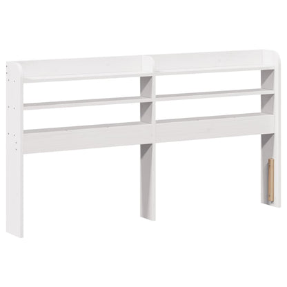 Bed Frame without Mattress White 120x190 cm Small Double Solid Wood Pine