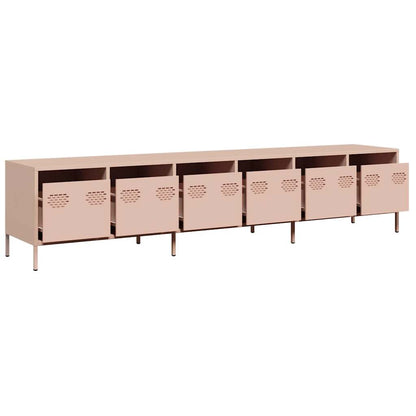 TV Cabinet Pink 202x39x43.5 cm Cold-rolled Steel