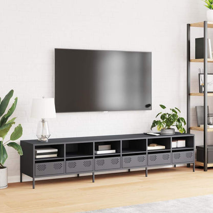 TV Cabinet Anthracite 202x39x43.5 cm Cold-rolled Steel