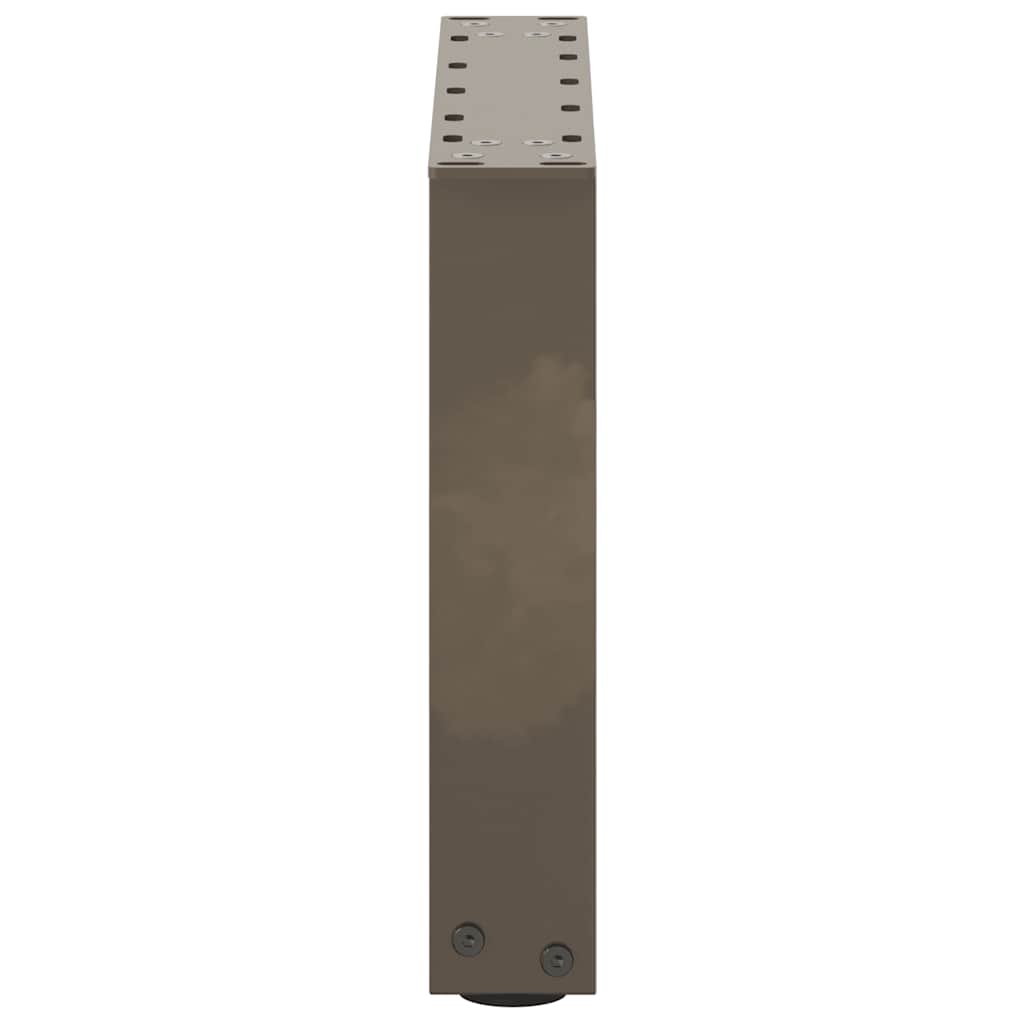 Natural Steel U-Shaped Coffee Table Legs, 2 Pcs, Adjustable 40x30 cm