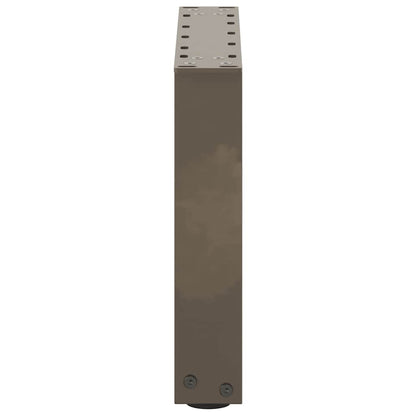 Natural Steel U-Shaped Coffee Table Legs, 2 Pcs, Adjustable 40x30 cm