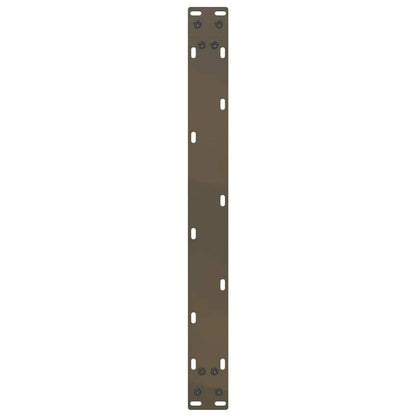 U-Shaped Natural Steel Coffee Table Legs, 2 Pcs, 60x(30-31) cm