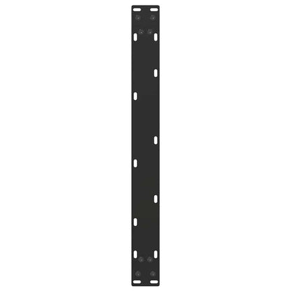 Black Steel U-Shaped Coffee Table Legs, 2 Pcs, 70x30-31cm