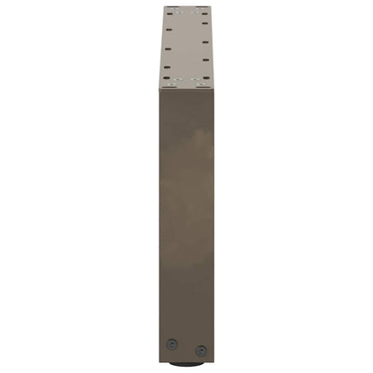 Natural Steel U-Shaped Coffee Table Legs, 2 pcs - 70x(30-31) cm