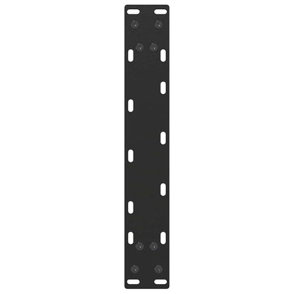 Black Steel U-Shaped Coffee Table Legs, 2pcs, 28x42-43cm