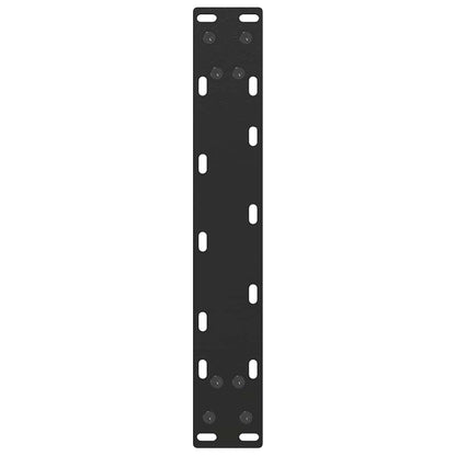 Steel U-Shaped Coffee Table Legs 2 pcs, Black 38x(42-43)cm