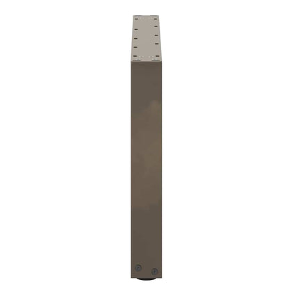 Natural Steel U-Shaped Coffee Table Legs, 2 Pcs, Adjustable 60 cm
