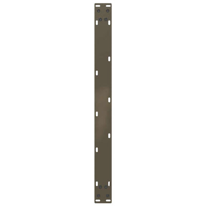 Natural Steel U-Shaped Coffee Table Legs, 2 Pcs, Adjustable 60 cm