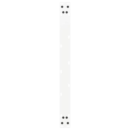 White U-Shaped Steel Coffee Table Legs, 2 Pcs, 70x(42-43) cm