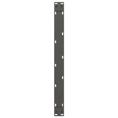Anthracite Steel U-Shaped Coffee Table Legs, 70x(42-43) cm, 2 Pcs