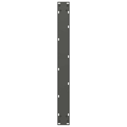Anthracite Steel U-Shaped Dining Table Legs 2pcs 80x72-73cm