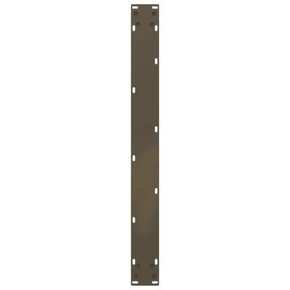 Natural Steel U-Shaped Dining Table Legs 2pcs, Adjustable 80x72-73cm