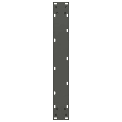 Steel U-Shaped Dining Table Legs, Anthracite, Set of 3, 70x73cm