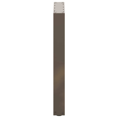 Natural Steel U-Shaped Dining Table Legs, 3pcs, Adjustable 70x72-73cm