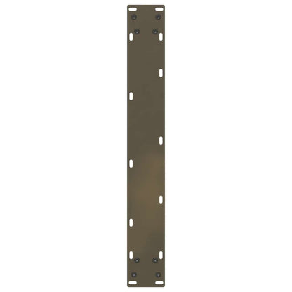Natural Steel U-Shaped Dining Table Legs, 3pcs, Adjustable 70x72-73cm